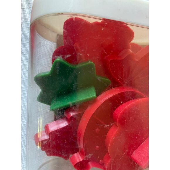 Vintage Christmas Thanksgiving Easter Holiday Cookie Cutter Set Plastic - Picture 3 of 16